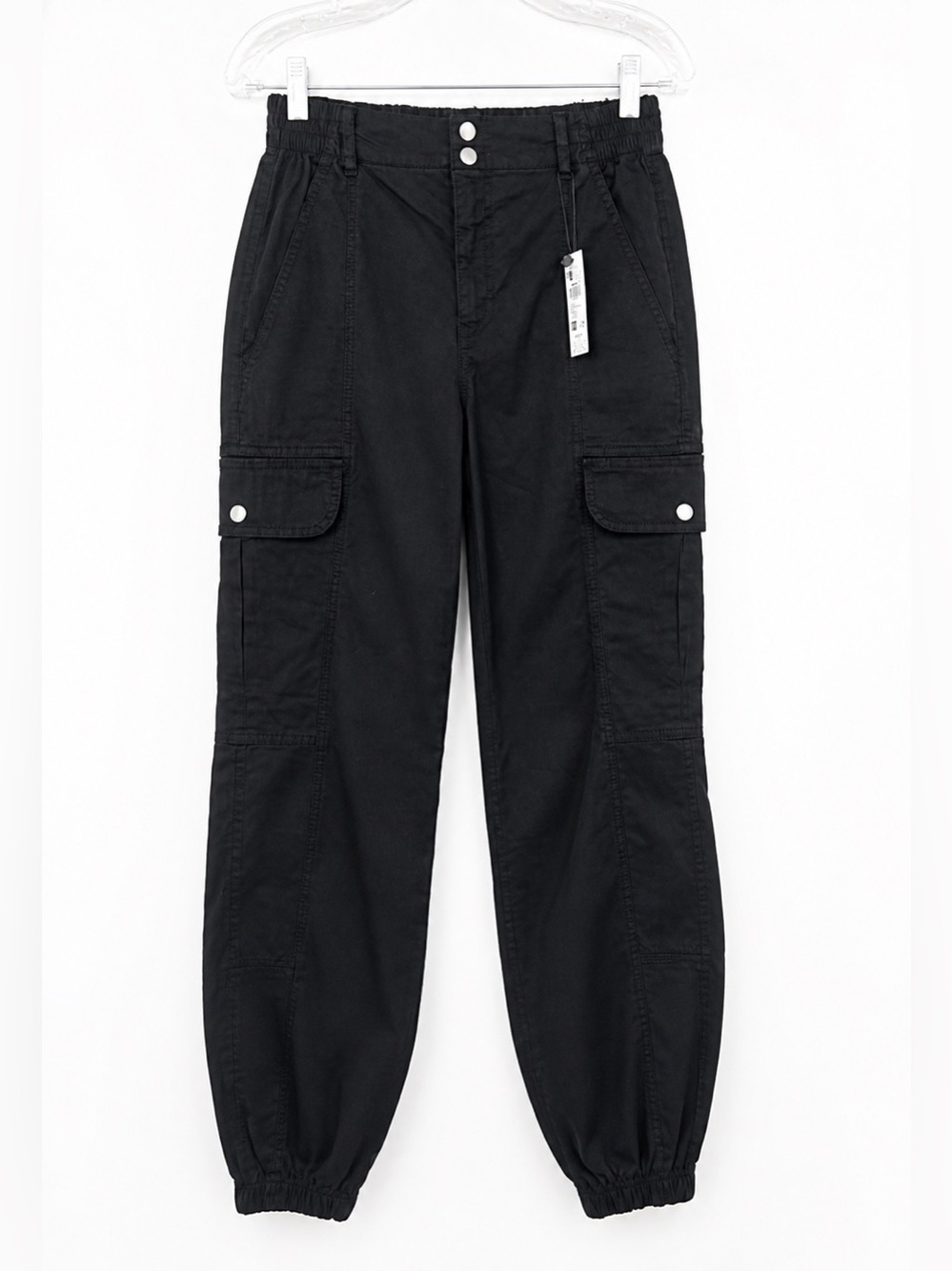 Garage Black Cargo Jogger Pants XS Utility Streetwear”